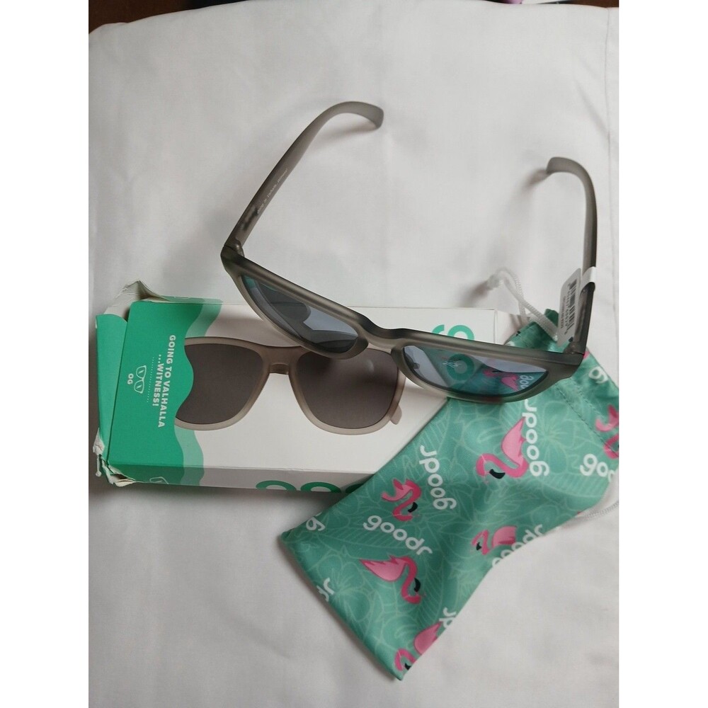 Goodr Going to Valhalla...Witness! Sunglasses Brand New Gray Polarized